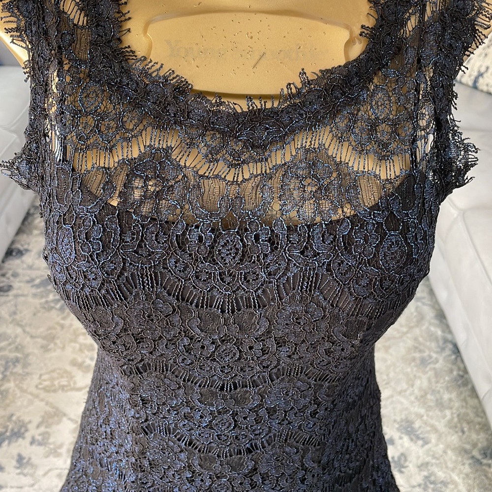 🌺🌺Betsy & Adam Beautiful Women’s Lace Dress Size Small 🌺🌺🌺 - Picture 3 of 12